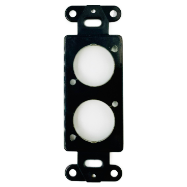 QCI2-ABS-W/B Strap Insert Dual XLR (D Series)